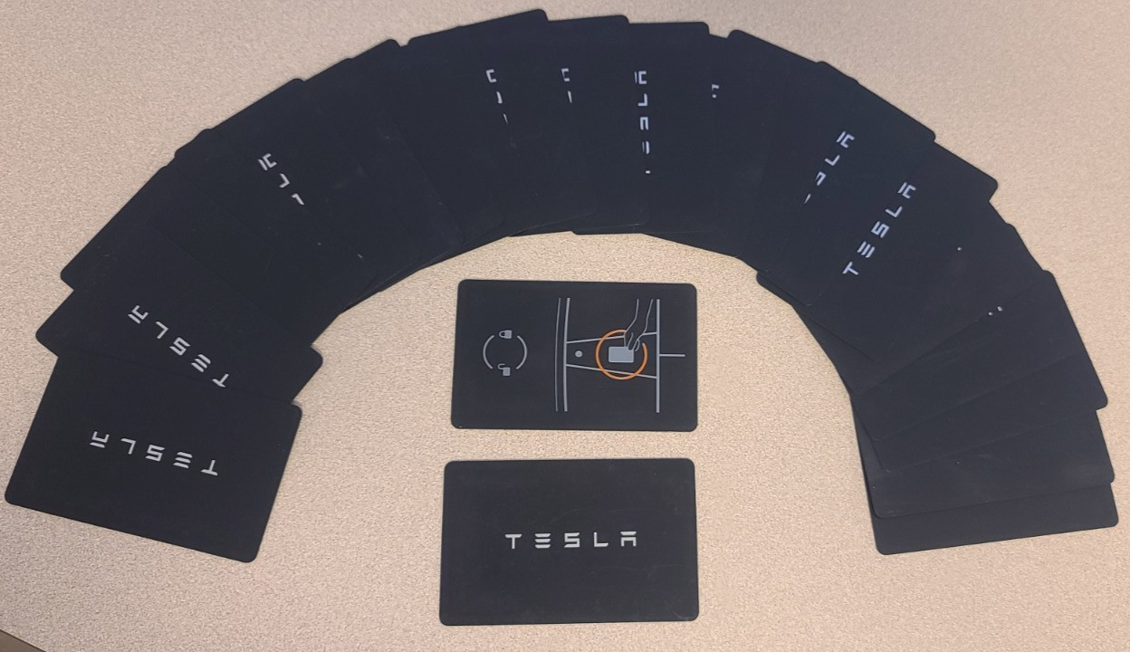 OEM 2017-2026 TESLA MODEL 3 Y S X Cybertruck KEY CARD /Worn Unprogrammed