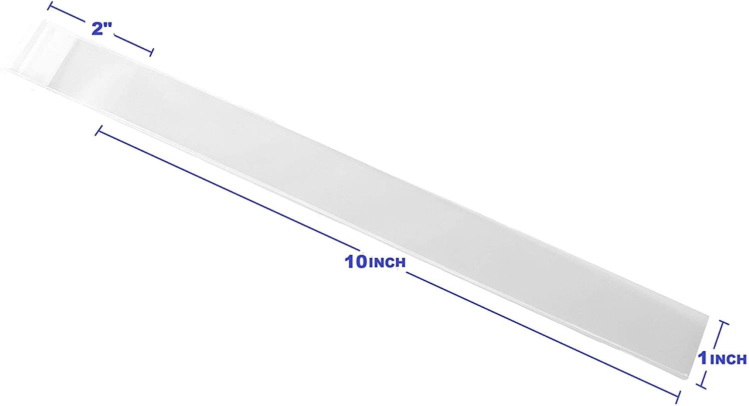 100pc 2Mil Clear Flat Re-Sealable Food Grade Cellophane OPP Bags for Candy,...