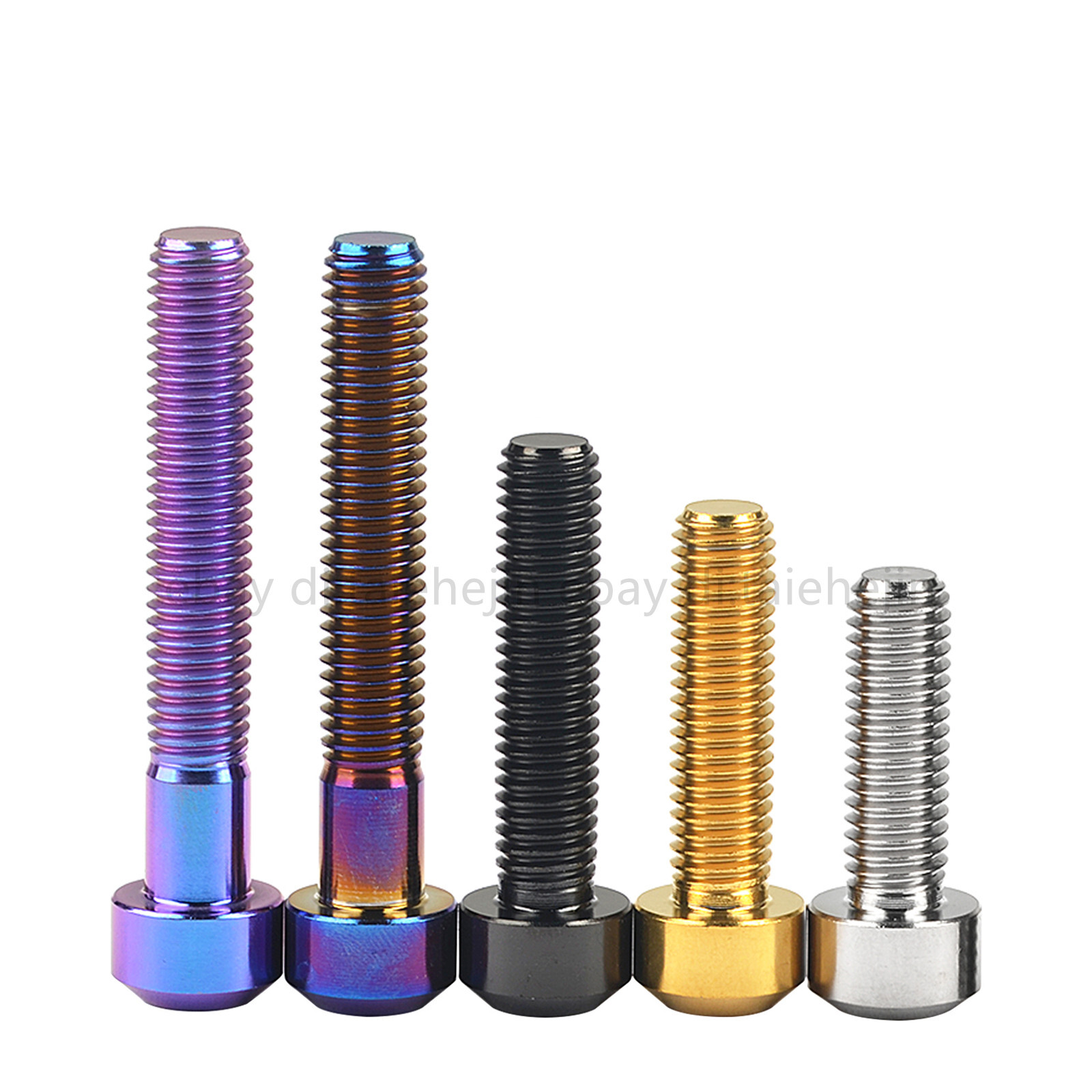 Titanium Bolt M8x10 15 20 25 30 35 40 45 50mm Chamfered Round Torx Head Screws