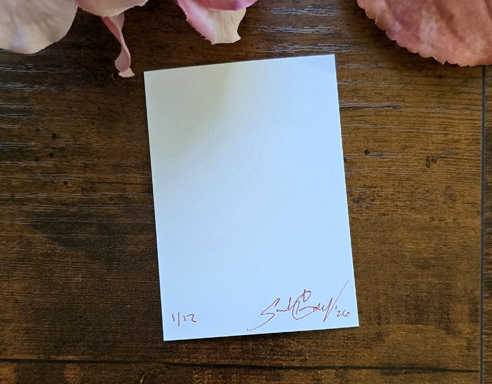 ACEO PRINT Limited Edition Northern Cardinal Numbered and Signed