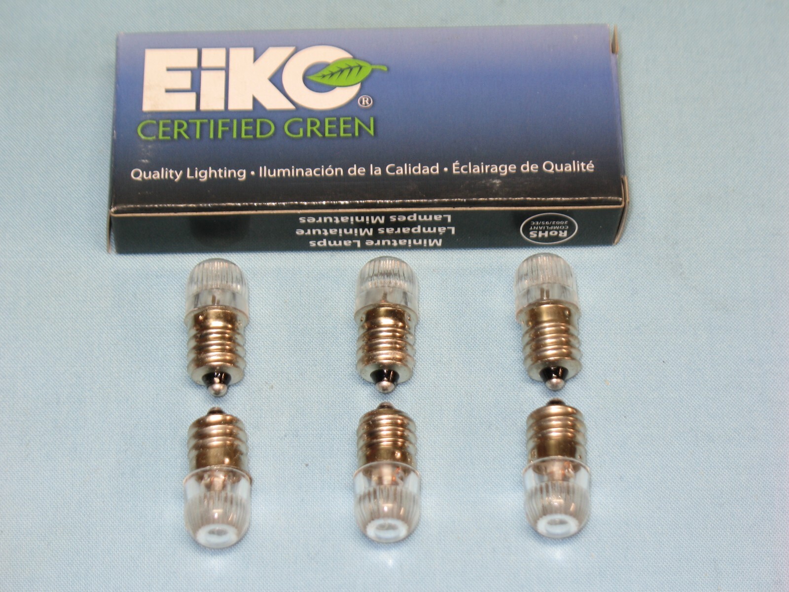 (Qty 6) #NE-45 / B7A / E12 LAMP / NEON INDICATOR LAMPS ~ EIKO BRAND (Qty 6)