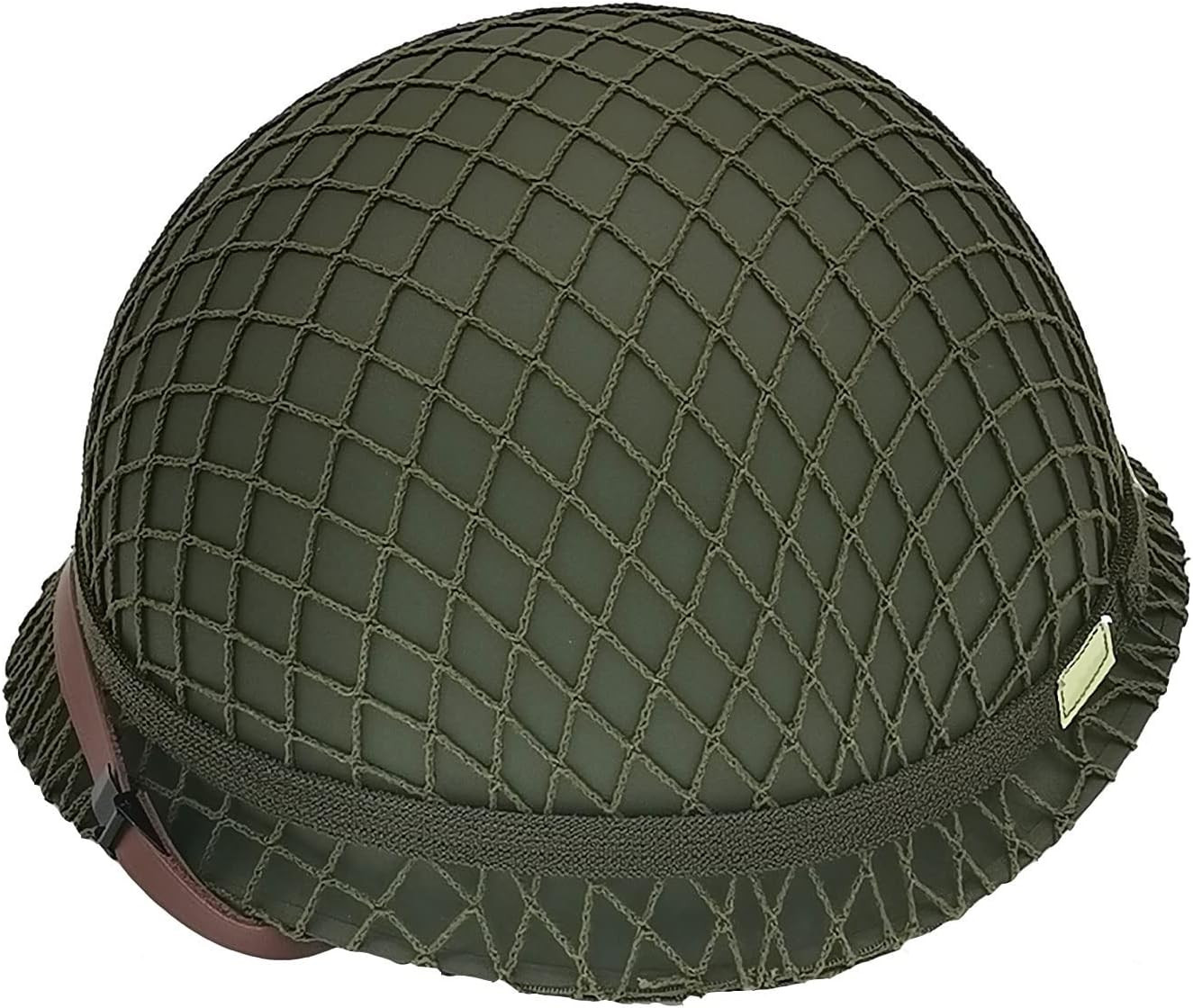 WWII US Army M1 Helmet, WW2 Gear, WW2 Helmet Metal Steel Shell Replica with Net/