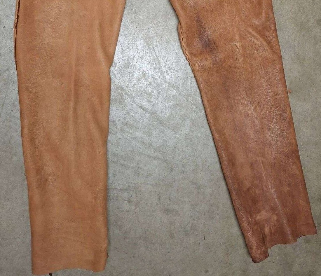 Vintage Handmade Buckskin Leather Suede Native American Pants Mens? or Womens?