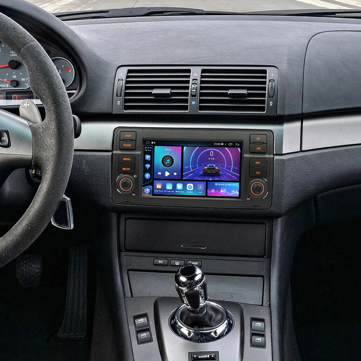 New Android 13 Car Stereo Radio GPS for BMW E46 M3 318/320/325/330/335 1998-2006