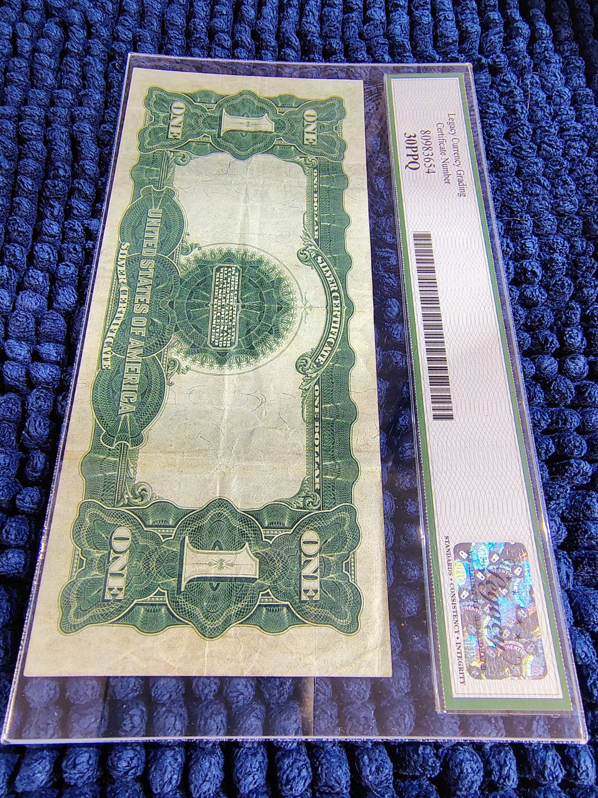 1899 Black Eagle $1 Silver Cert - Fr. 229 - Vernon & McClung - Legacy VF 30 PPQ