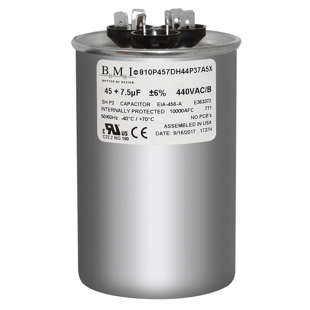 14289 - Mars OEM Replacement Run Capacitor 440/370 VAC 45/7.5 MFD Round