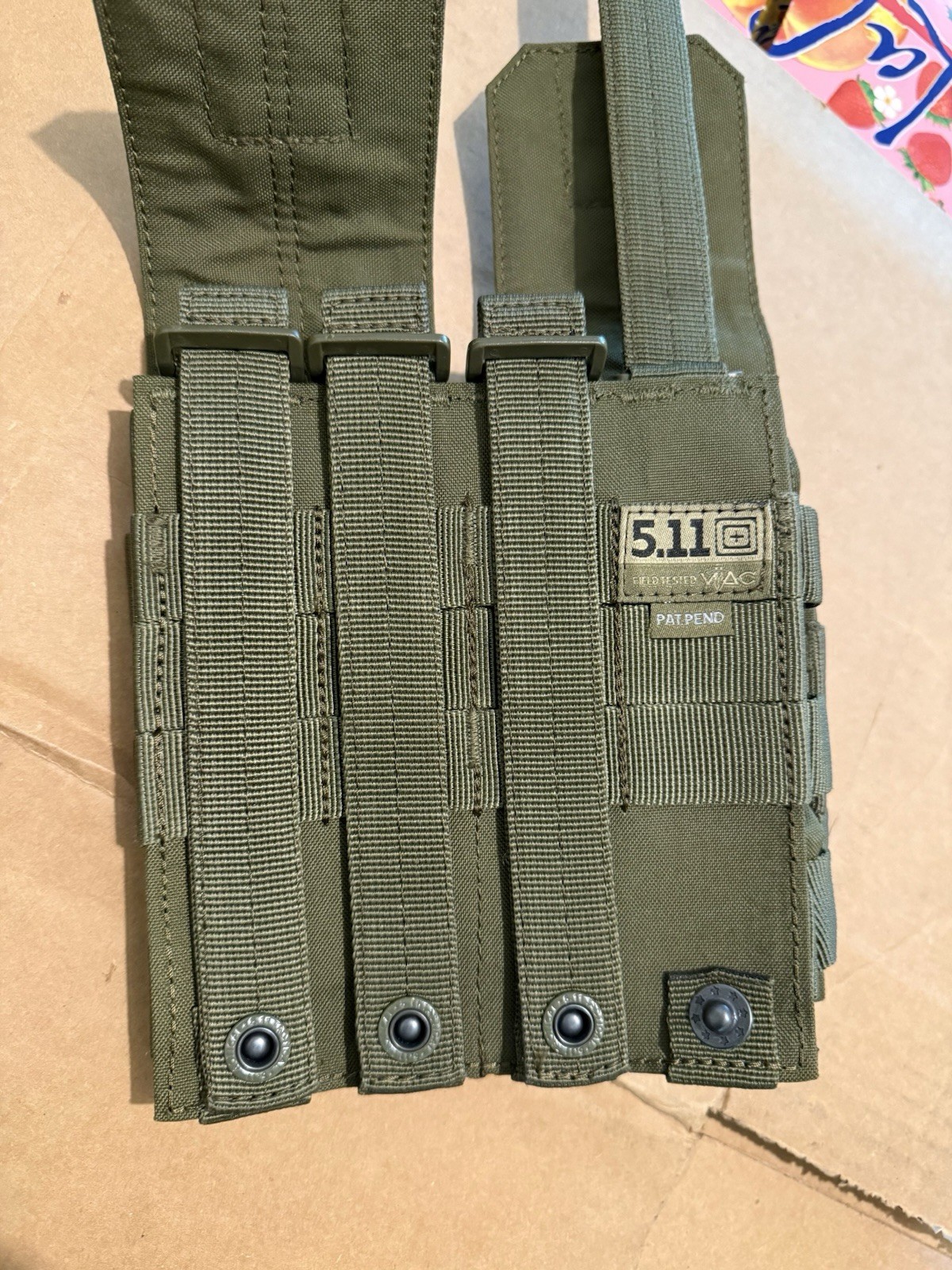 511 Tactical Double Mag Pouch 2.23/5.56 With Double Pistol Mag Pouch