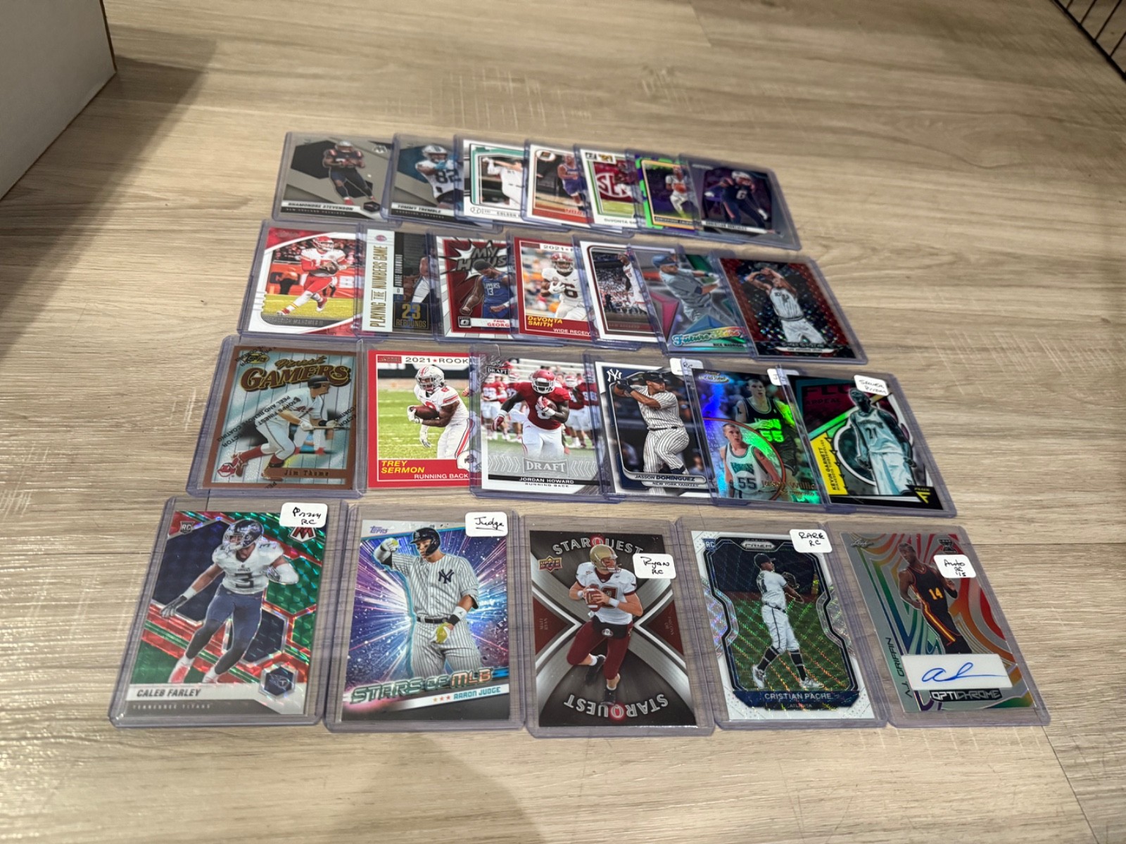 Loaded 2 Row Sports Collection Auto HOF Prizm Patch Refractor RC LOT
