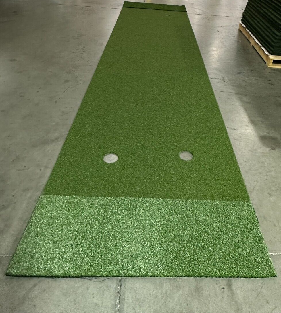 4 ft x 18 ft Synthetic Turf Grass Practice Putting Golf Green Indoor Outdoor Fun