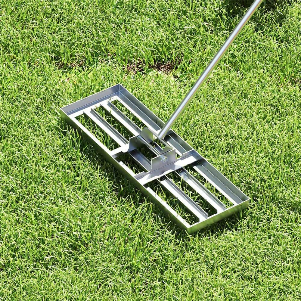 67 In. Lawn Leveling Rake Heavy-Duty Level Lawn Tool for Garden Backyard/Lawn Si