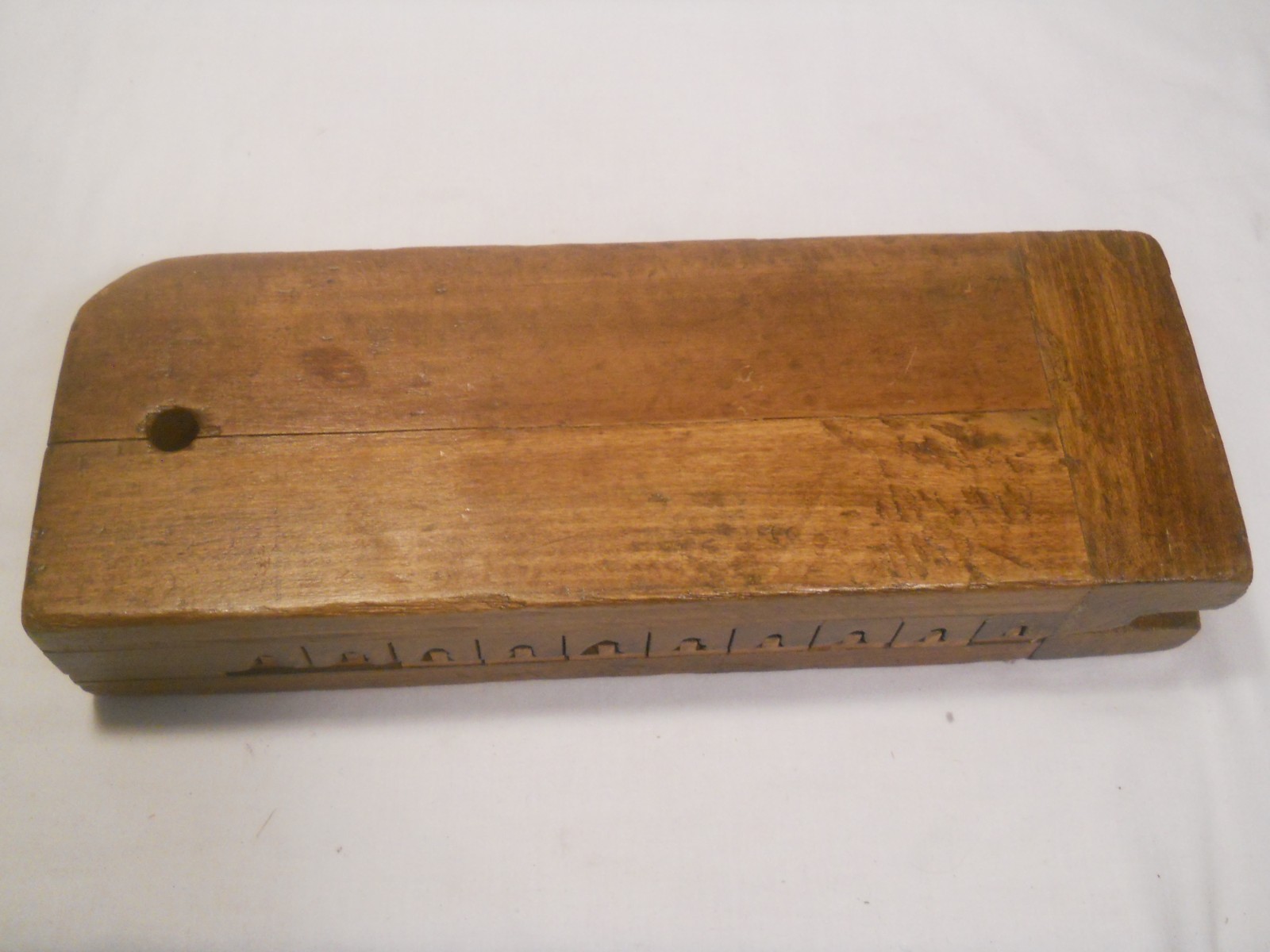 Vintage The Miller Dubrul & Peters Mfg. Co. Wood 10 Cigar Mold Press Tobacco