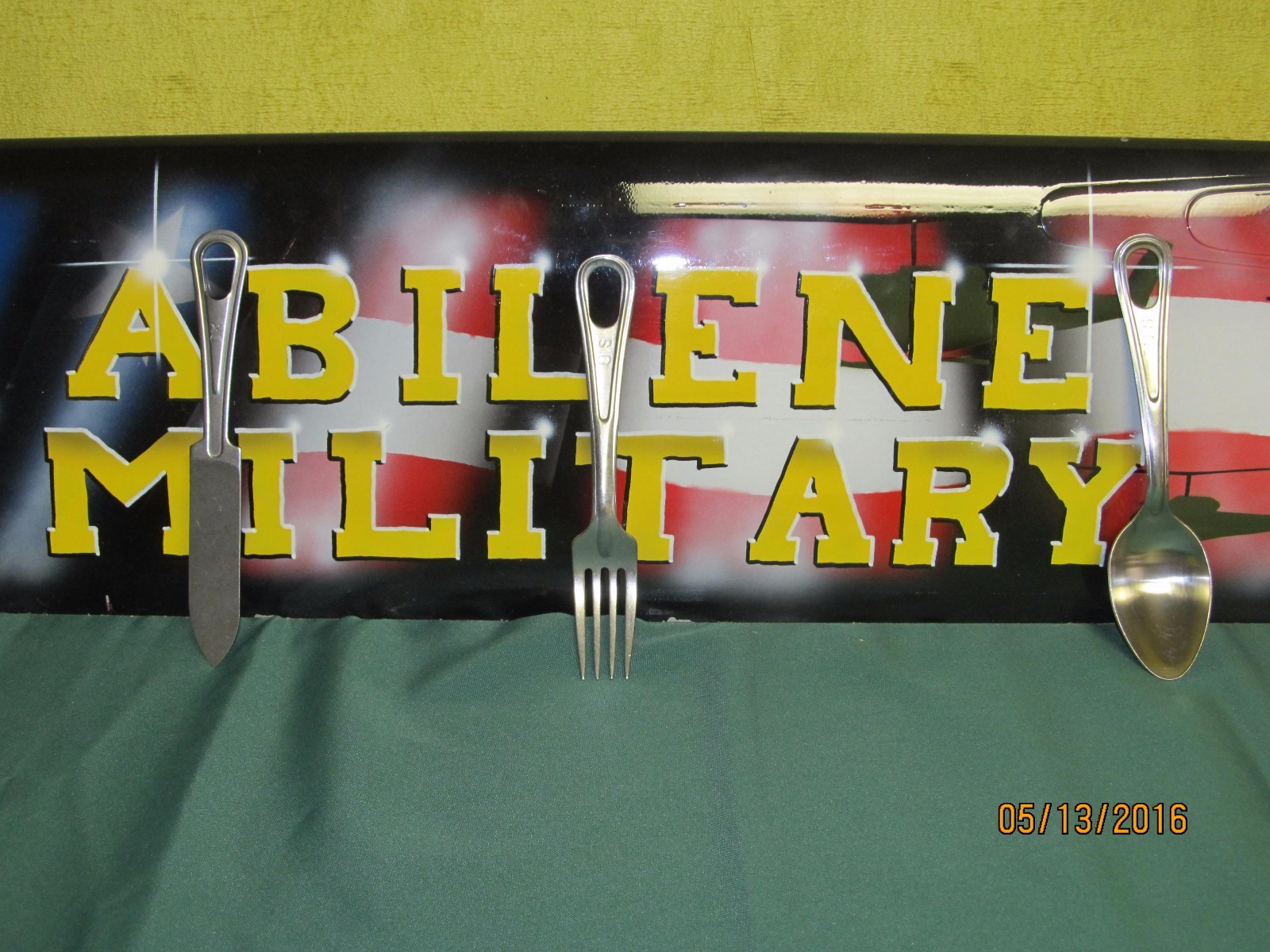 Military Mess Kit Utensil Set Knife Spoon Fork P38 C Ration Scout Camping Issue