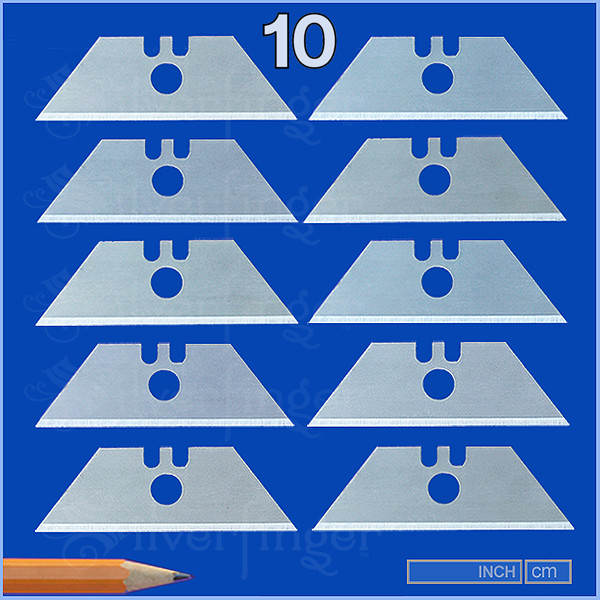 10—20—50 UTILITY KNIFE BLADES Replacement Refills Standard Razor Box Cutter Tool