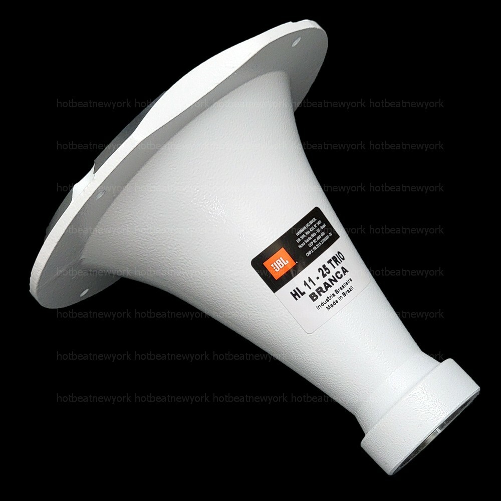 JBL HL 11-25 TRIO BRANCA 1" White Aluminum Metal Horn 45x45 Degree Dispersion