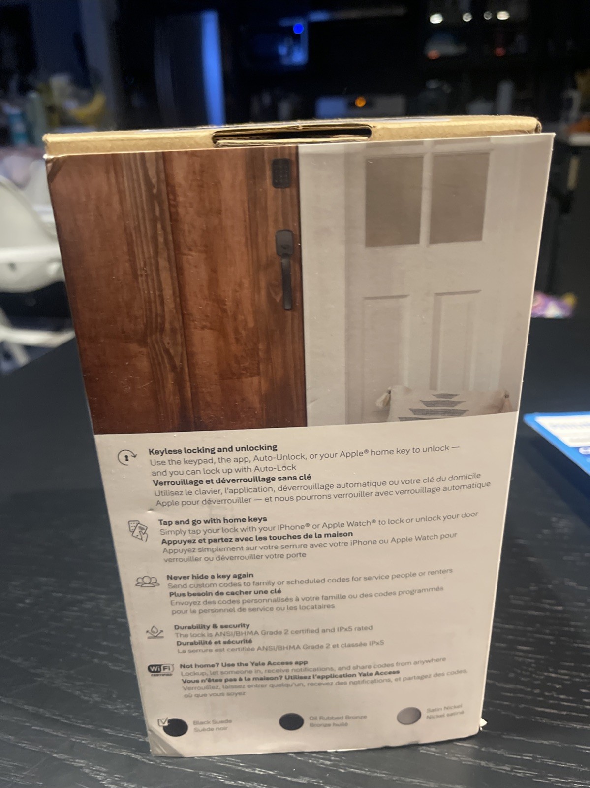 Yale “Assure Lock 2 Plus” with Wi-Fi & Apple Home Keys [Black Suede Finish] NEW