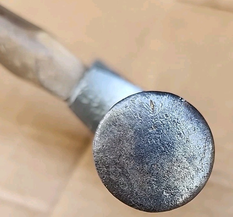 Vtg Heller USA Carpenter Claw Hammer Hickory Handle (Stamped Head)