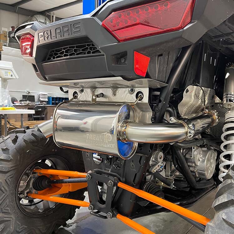 2016-2021 RZR XP Turbo Slip-On Exhaust by Treal Performance (Single Tip)
