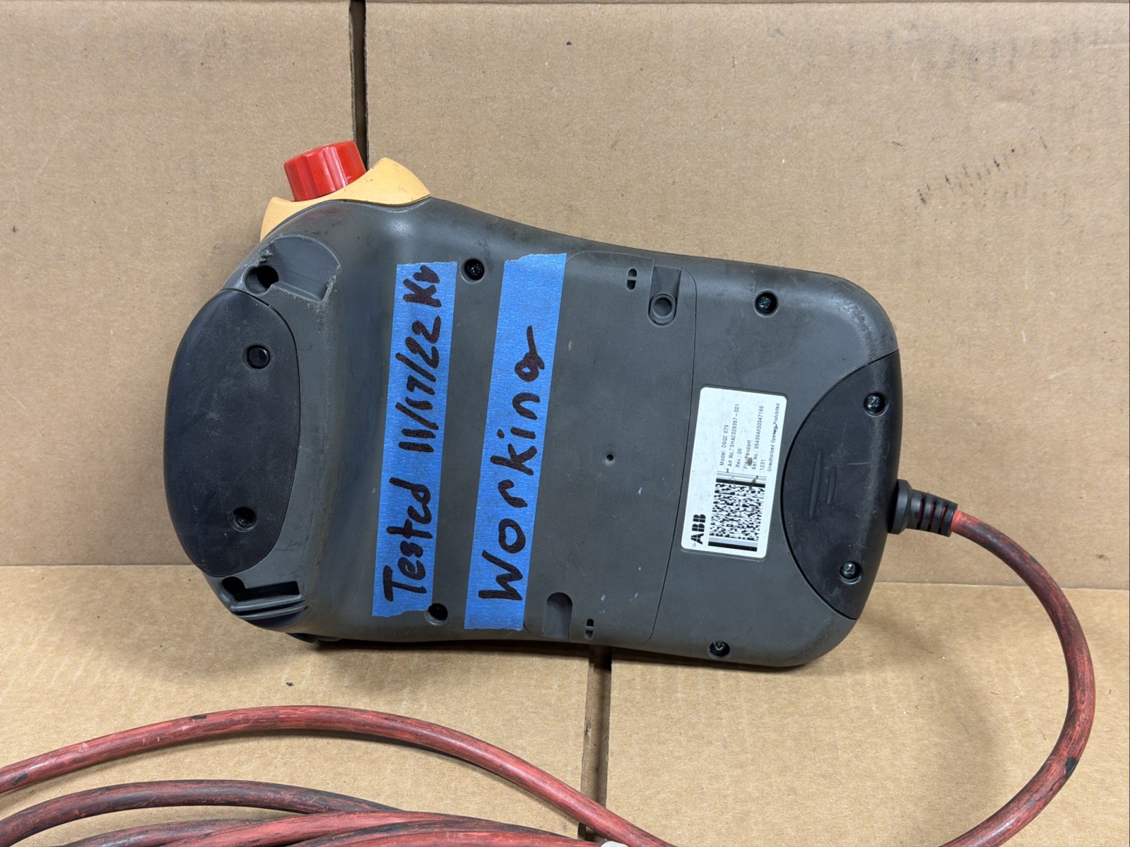 ABB 3HAC028357-001 DSQC679 Teach Pendant WARRANTY FAST SAME DAY SHIPPING