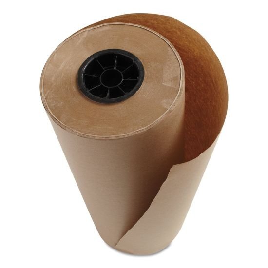 24" 40 # 900' Brown Kraft Paper Roll Shipping Wrapping Cushioning Void Fill
