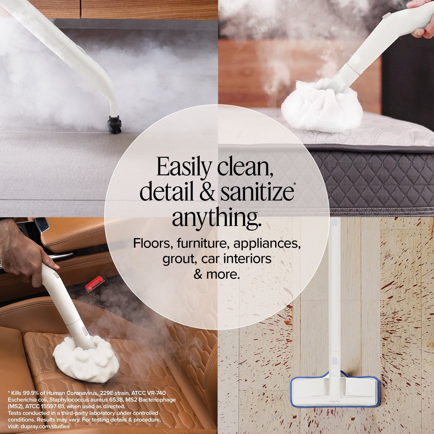 Dupray NEAT Exclusive Edition Steam Cleaner w/ Bonus Accessories - 25-Piece Kit