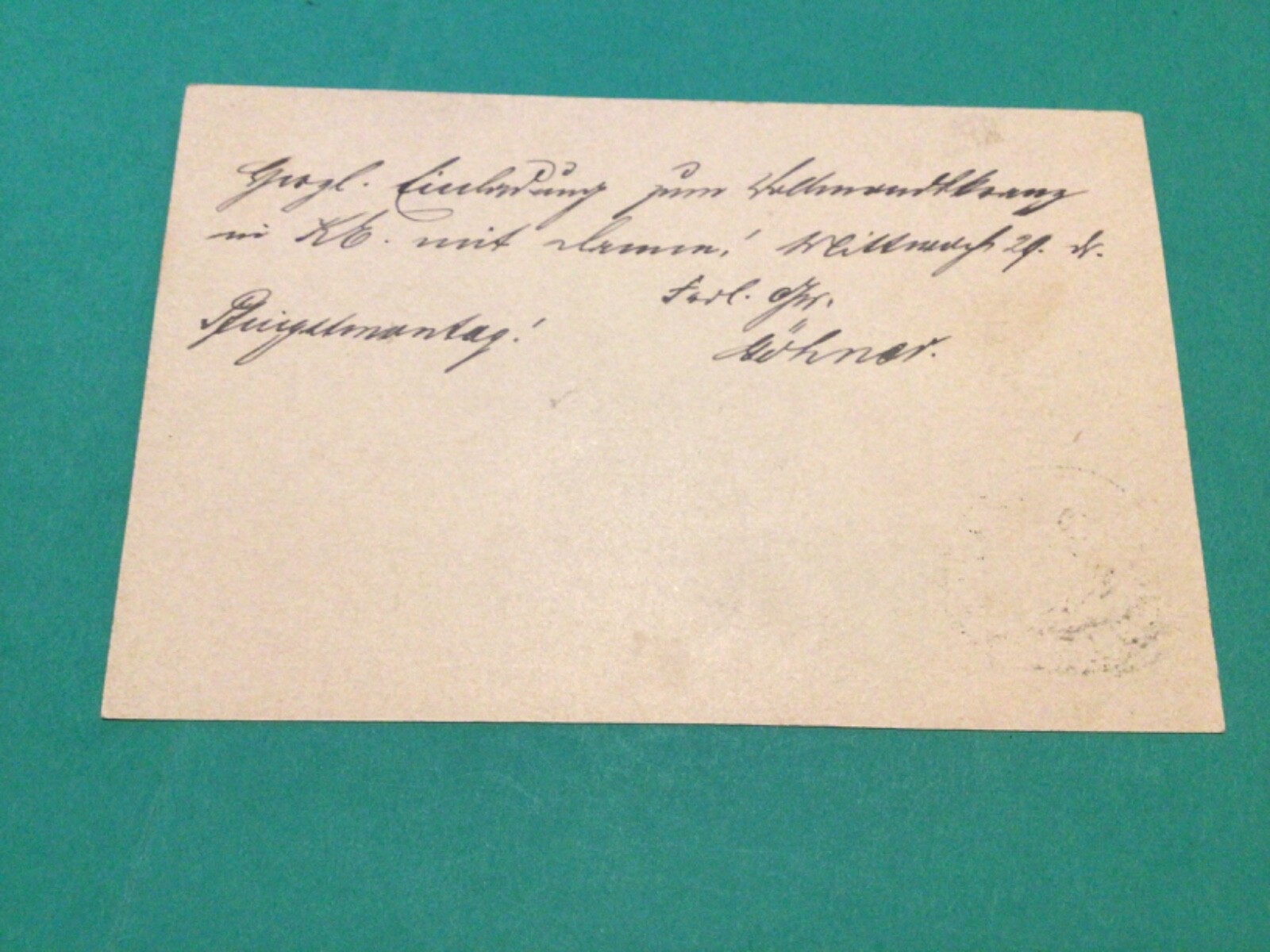 Germany Wurttemberg 1901 used postcard A18008