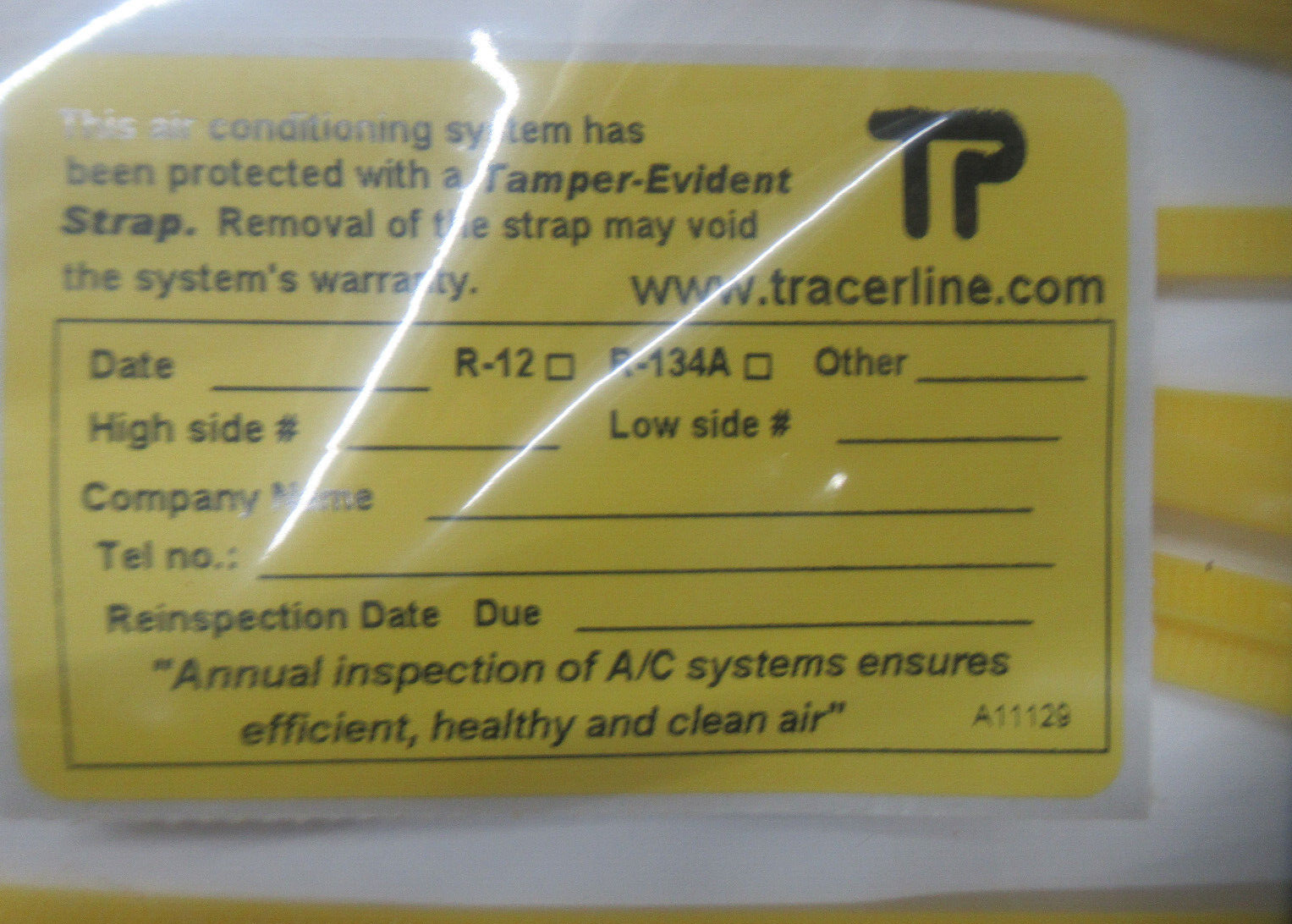 TRACERLINE TP-31 TAMPER-EVIDENT STRAPS 10ct