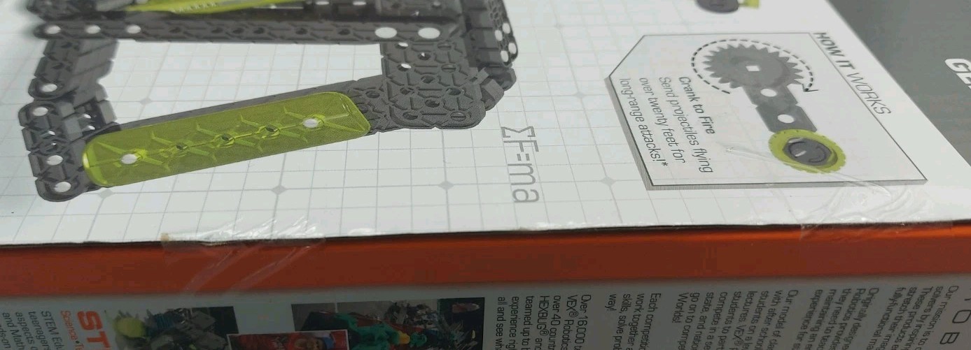 HEXBUG VEX Robotics Snap Shot Launcher Construction Set Rapid Fire Speed Loader