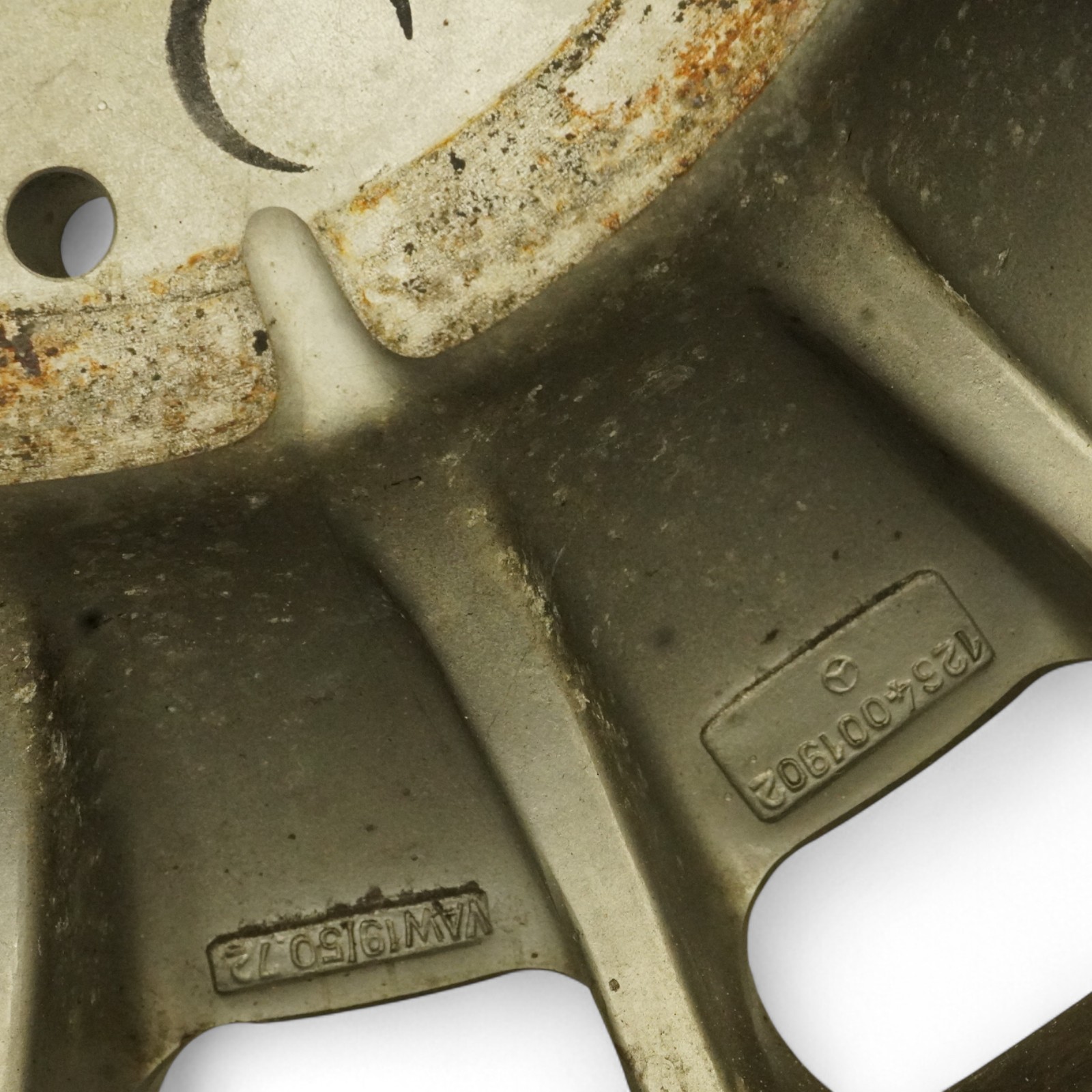 77-85 Mercedes 300D 300Cd 300Td W123 Wheel Rim 14X6j 5-112Mm 1264001902 Oem