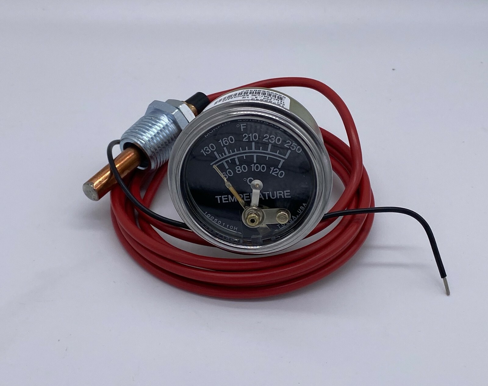 6FT MURPHY 20T-250-6-1/2 250 DEGREE TEMPERATURE GAUGE FOR EQUIPMENT & CHIPPERS