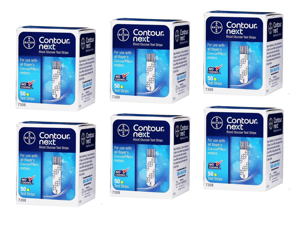 Contour Next 100 Diabetic Blood Glucose Test Strips Exp 5/2026+ New in box