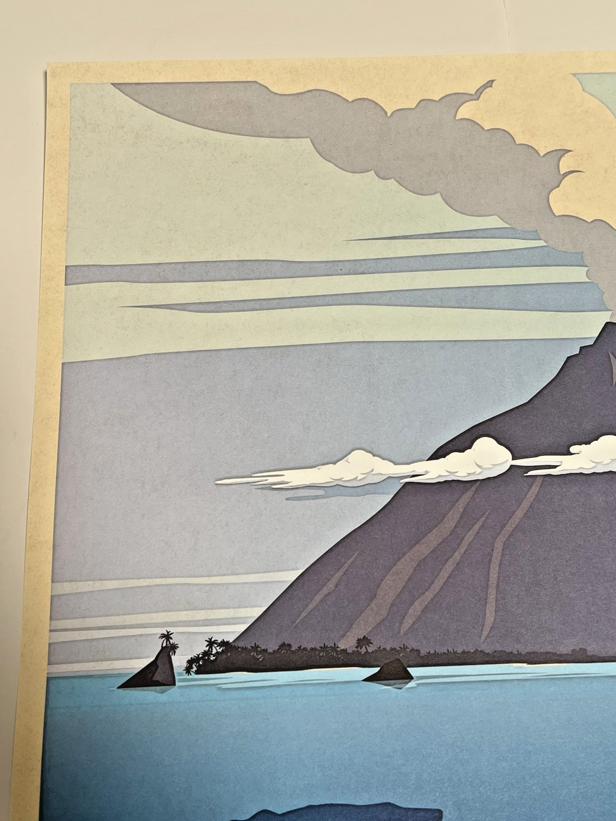 Lava Disney Pixar Short Film 2014 Original Movie Poster Volcano 17x22 Super Rare