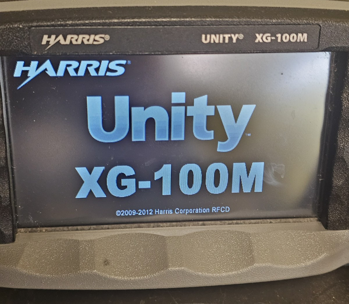 Harris UNITY CH-100 XG-100M VHF UHF Color Touchscreen Control Head w Mic