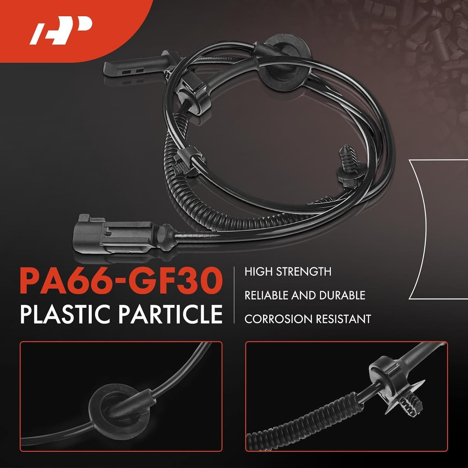 Front ABS Wheel Speed Sensor for Buick, Chevy, GMC & Saturn Models - Enclave,