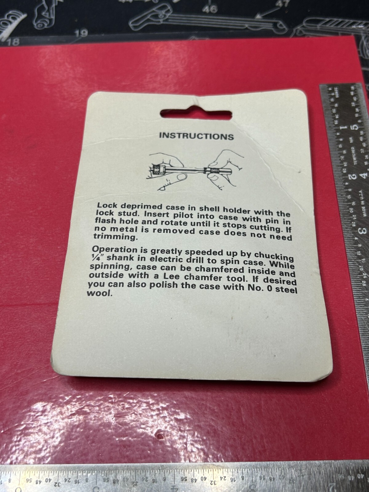 Lee case length gauge and shell holder for trimmer #90128. .270 Winchester NEW