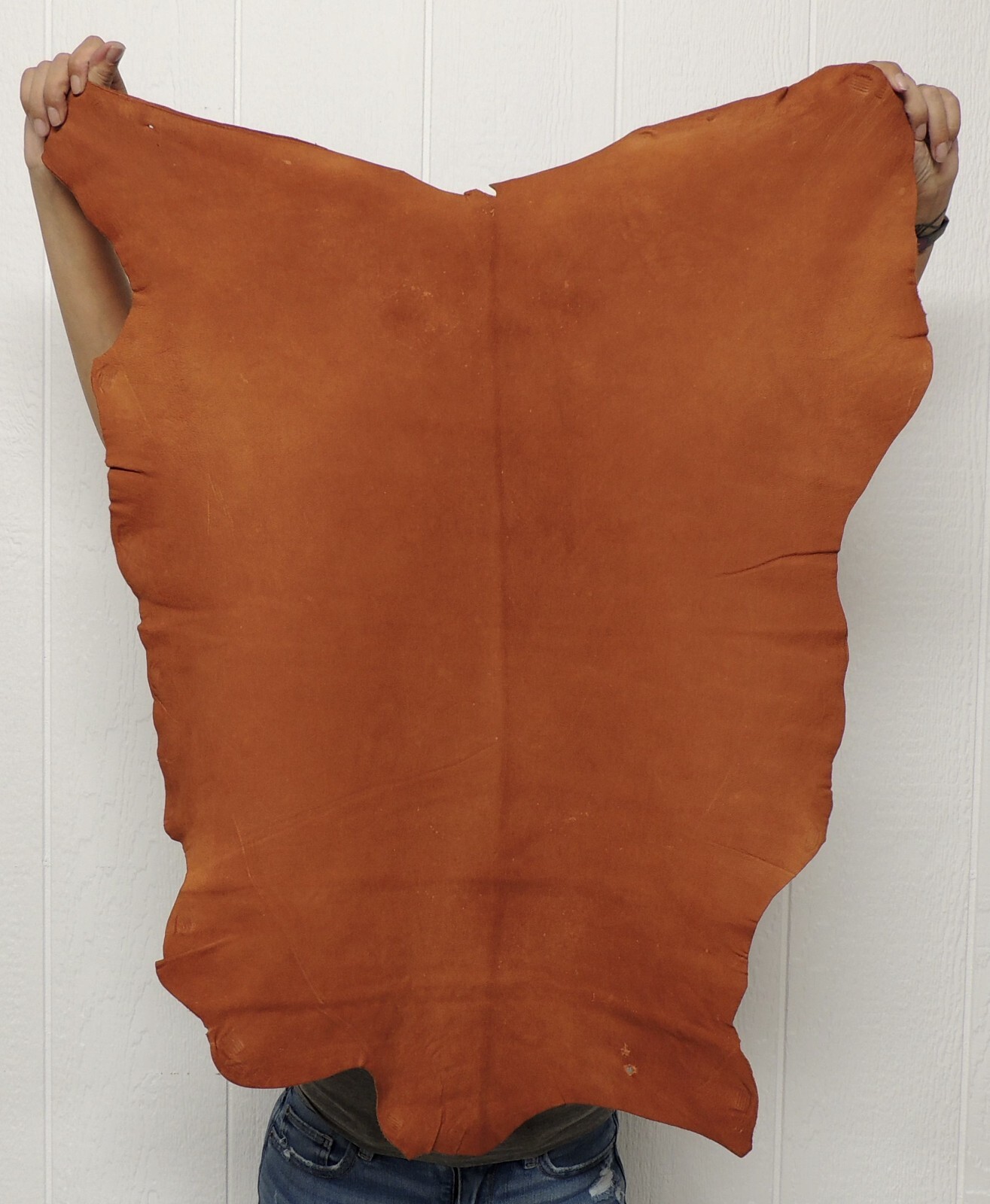 ACORN BUCKSKIN Leather Hide for Native Crafts Taxidermy Bags Laces Flute Bags