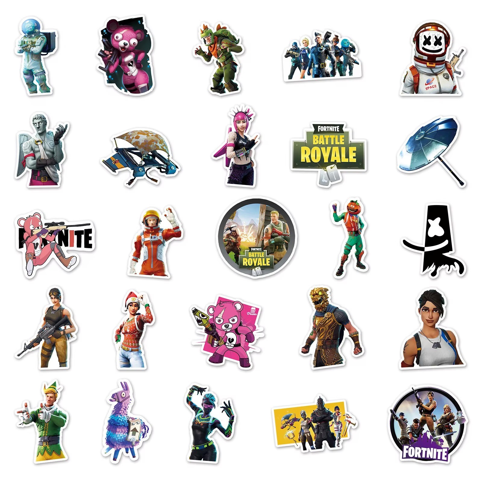 50 Video Game Fortnite Craft Laptop Phone Wall Vinyl Decal Stickers