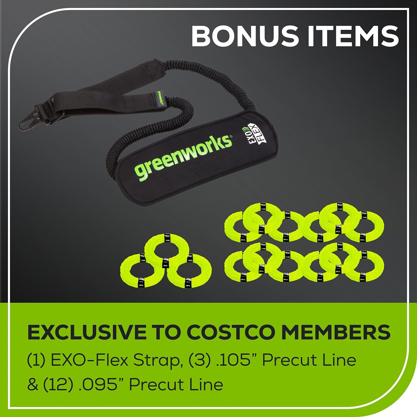 Greenworks 80V 17-inch String Trimmer (Brushless) with 2Ah Battery and Charger