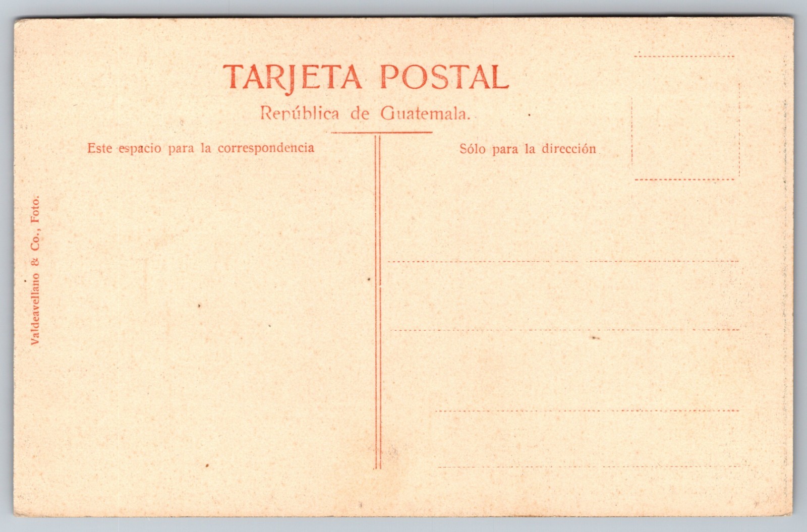 Postcard GUATEMALA El Domingo en un Estanco ALBERTO VALDEAVELLANO & Co Foto