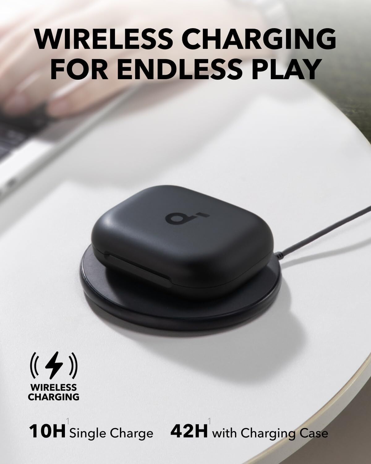 Soundcore AeroFit 2 Open-Ear Headphones Hi-Res Bass Adjustable Ear Hooks|Refurb