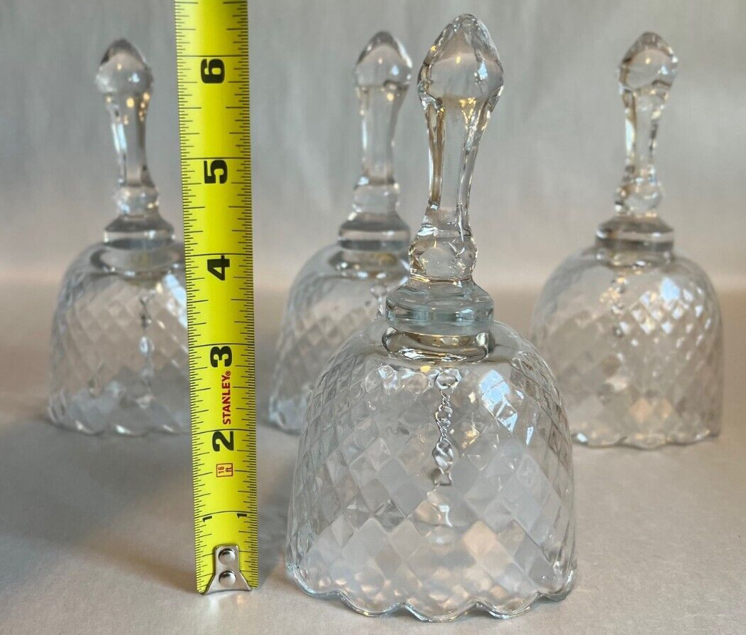 Vintage Fenton Bells Set of 4