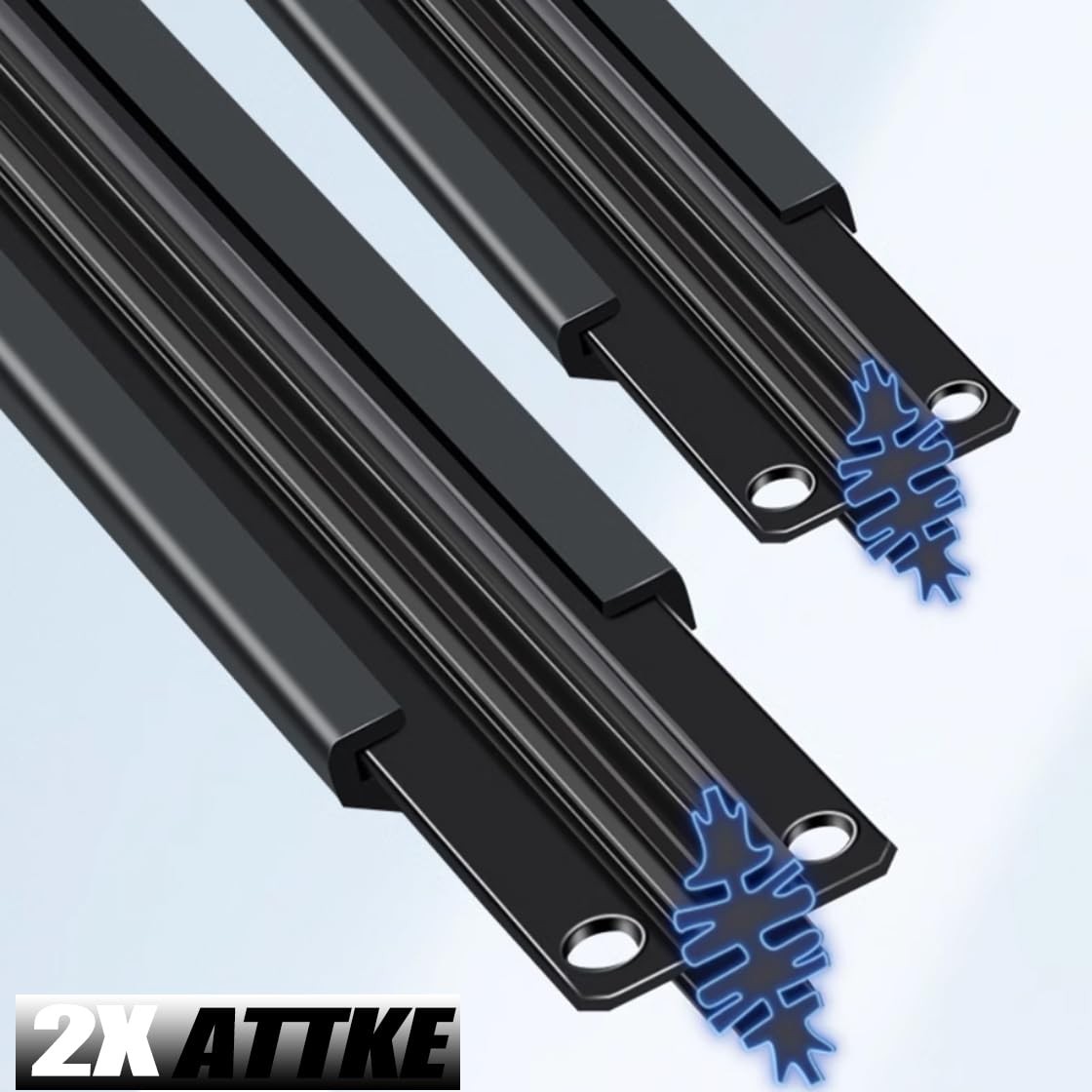 ATTKE OEM Quality Front Windscreen Wiper Blades for Honda Odyssey 2005-2020/C...
