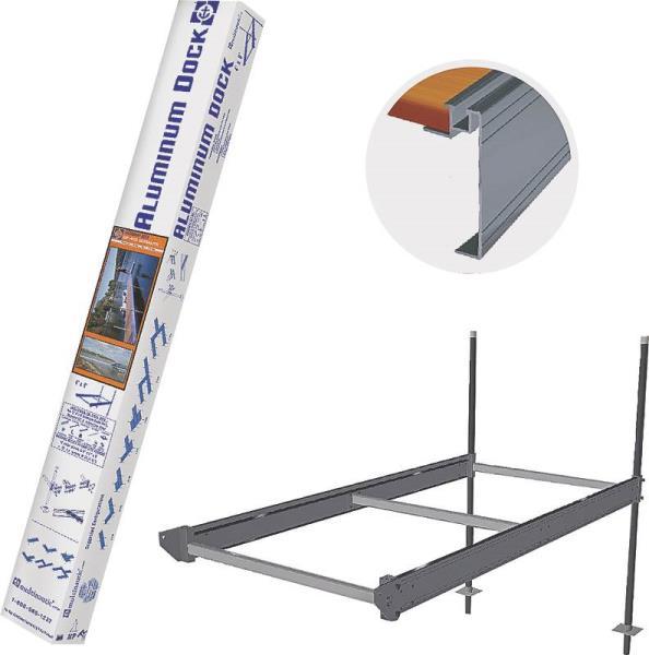 NEW MULTINAUTIC 21111 ALUMINUM DOCK IN A BOX KIT 4' X 8' OVERSTOCK SALE 4715769