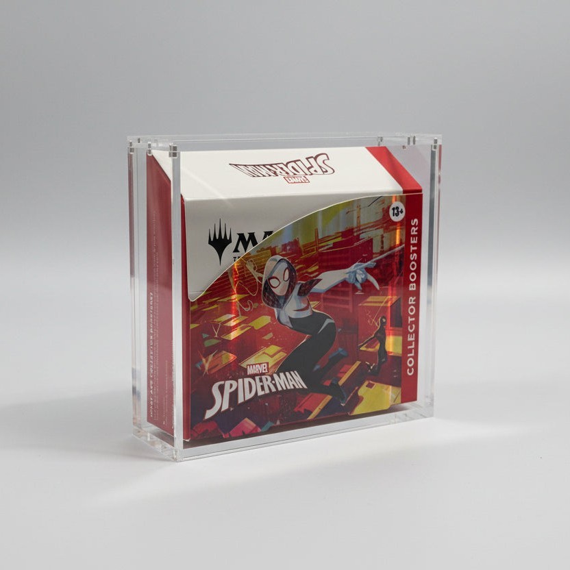 Magic the Gathering MTG Collector Booster Box Acrylic Case Magnetic Lid 99% UVR