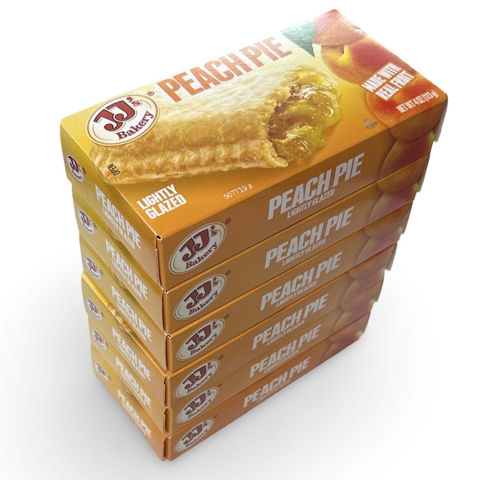 JJ's Bakery Peach Pie -- 12 per case.