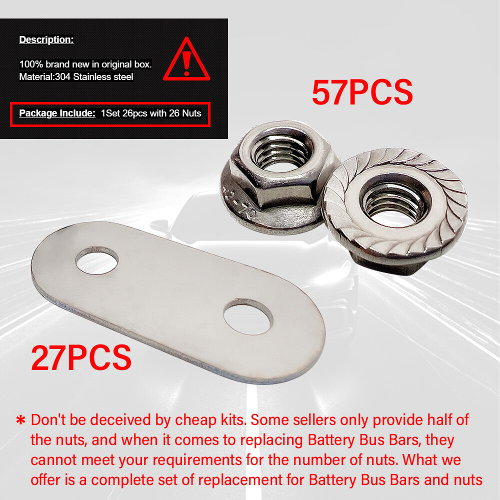 For 2004-2015 Toyota Prius Hybrid Battery Bus Bars 26 sets in set W/ nuts US