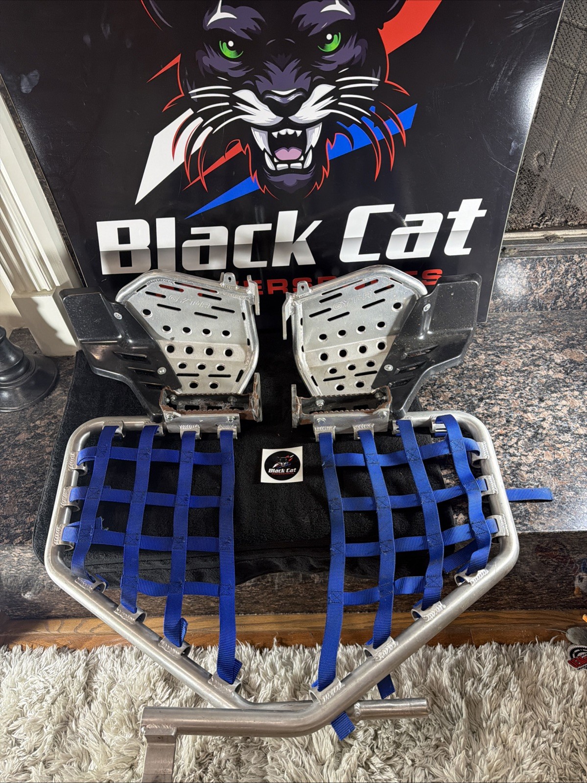 GYTR YFZ450 04-09 heel guards DG nerfs SHIPS ASAP