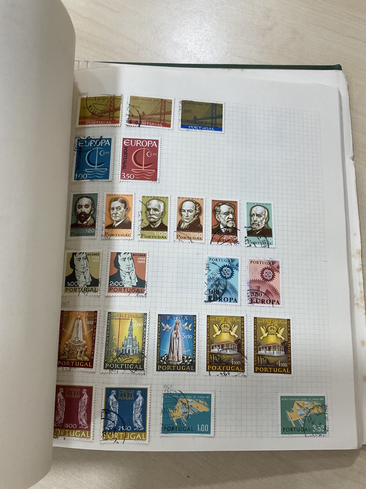 Portugal + colonies stamps. 1870 - 1979. Mint/used. Album G/101