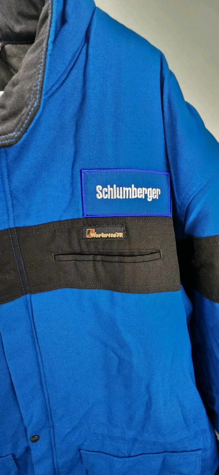 Workrite FR Schlumberger Jacket Blue Reflective 2XL NFPA 2112 D12