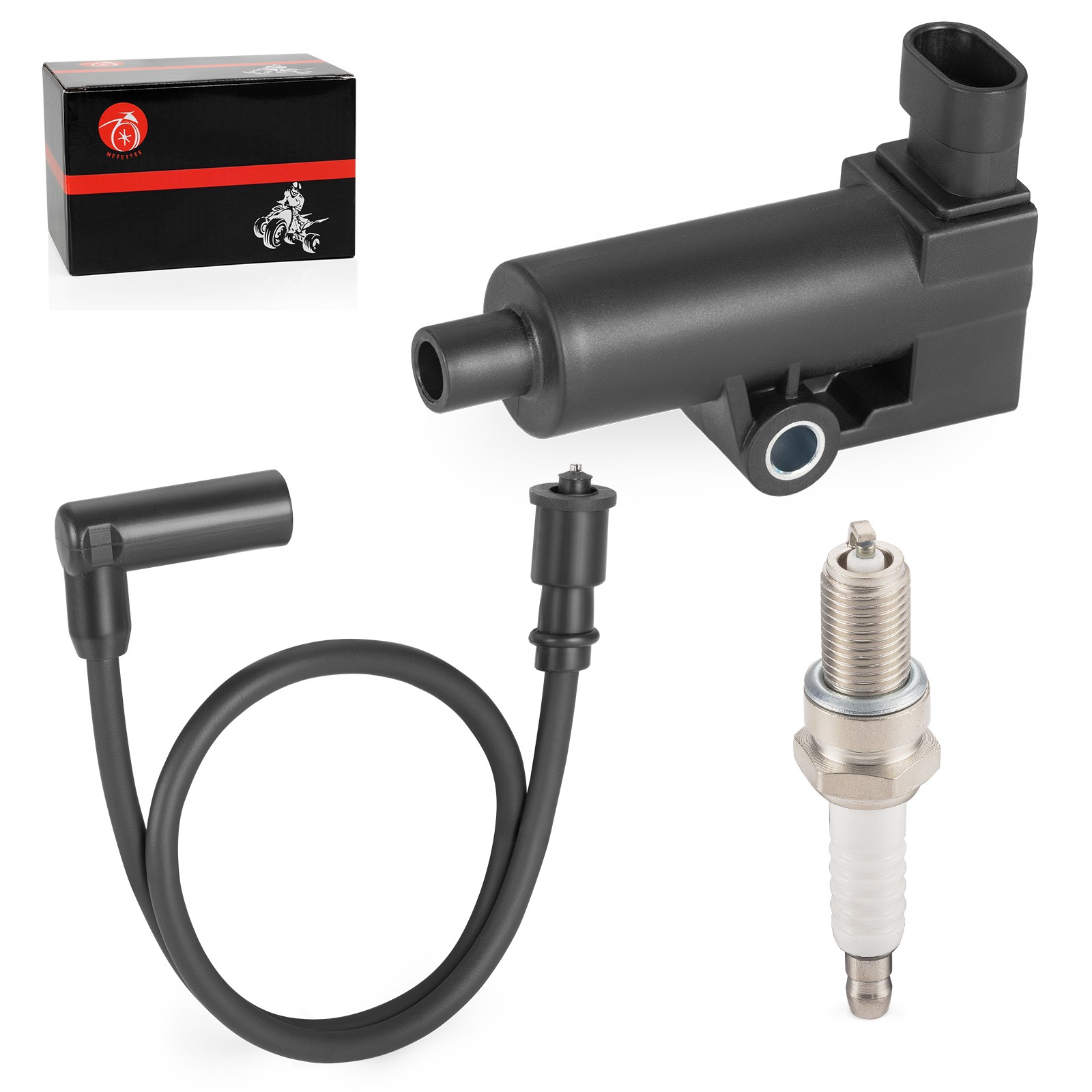 Ignition Coil Cable Wire Spark Plug Kit For Hisun 500 UTV MSU Massimo Cub Cadet