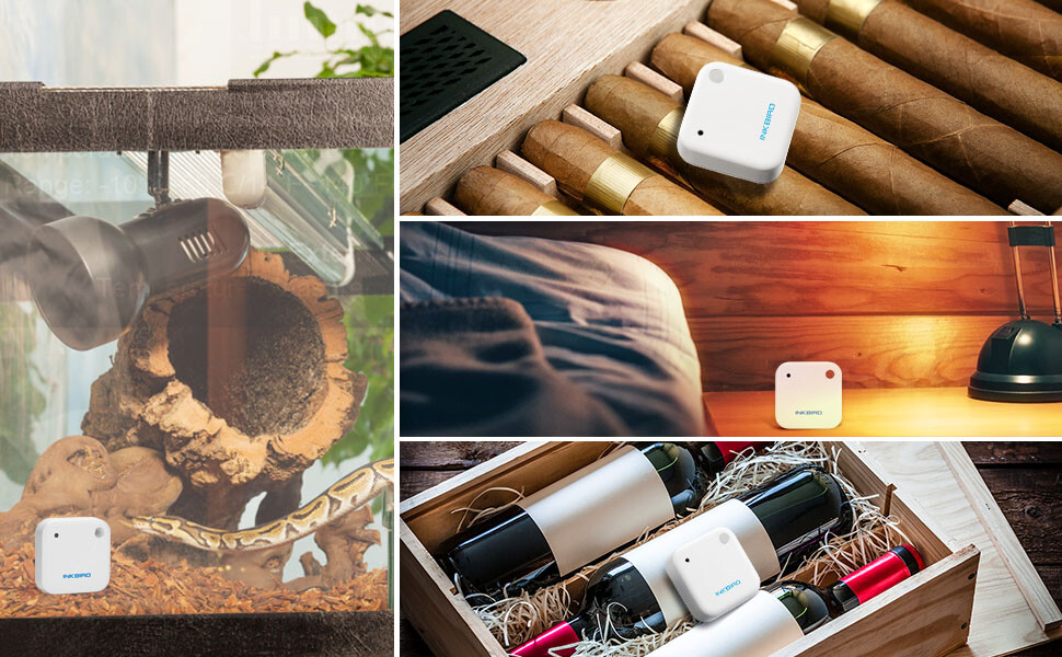 Inkbird Temperature Humidity Data Logger Bluetooth APP Wireless Temp Thermometer